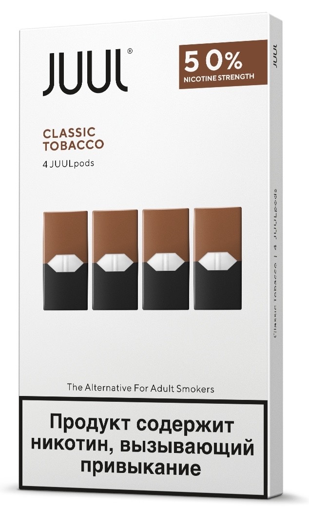 Картридж Juul Labs JUUL Табак x4