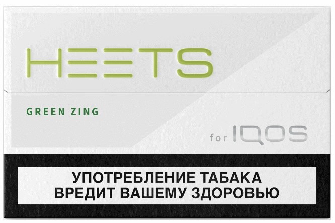 Стики на IQOS Heets Green Zing