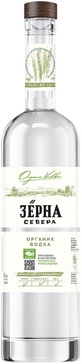 Водка "Зёрна Севера", 0.5 л
