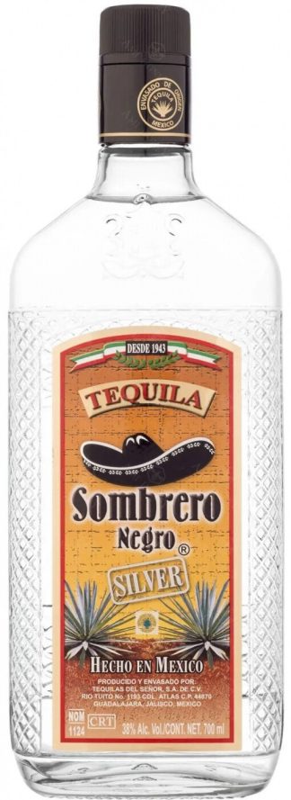 Текила "Sombrero Negro" Silver, 0.7 л