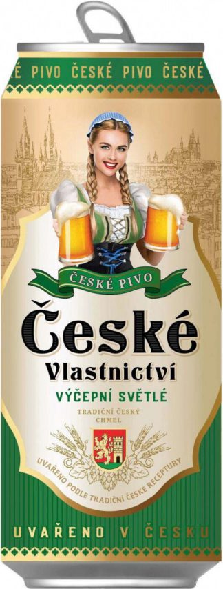 Пиво Nymburk, "Ceske Vlastnictvi" Vycepni Svetle, 0.5 л